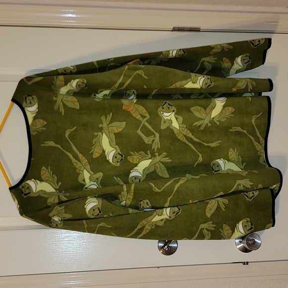 PRINCESS AND THE FROG PRINCE NAVEEN FLEECE ZIPPER SWEATER - Picture 4 of 4